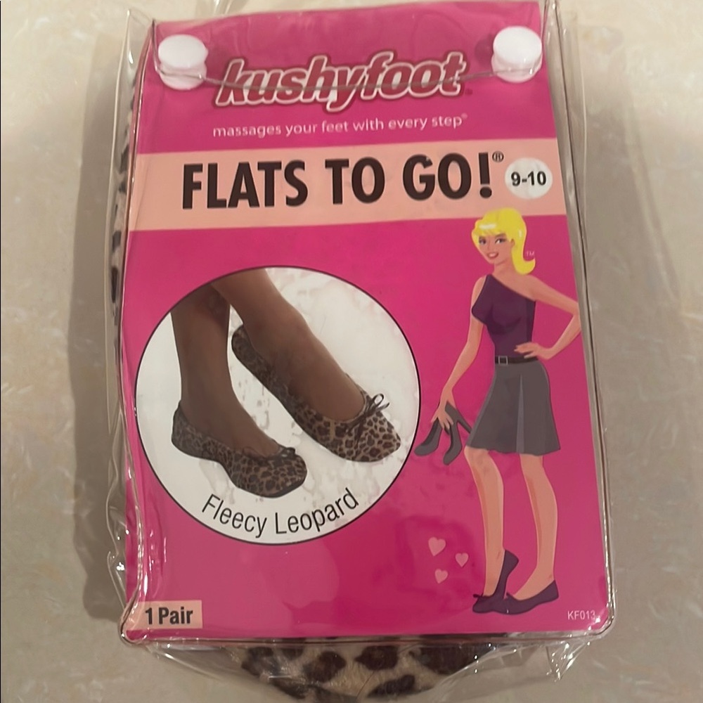 Fleecy Leopard Flats‎ for Women